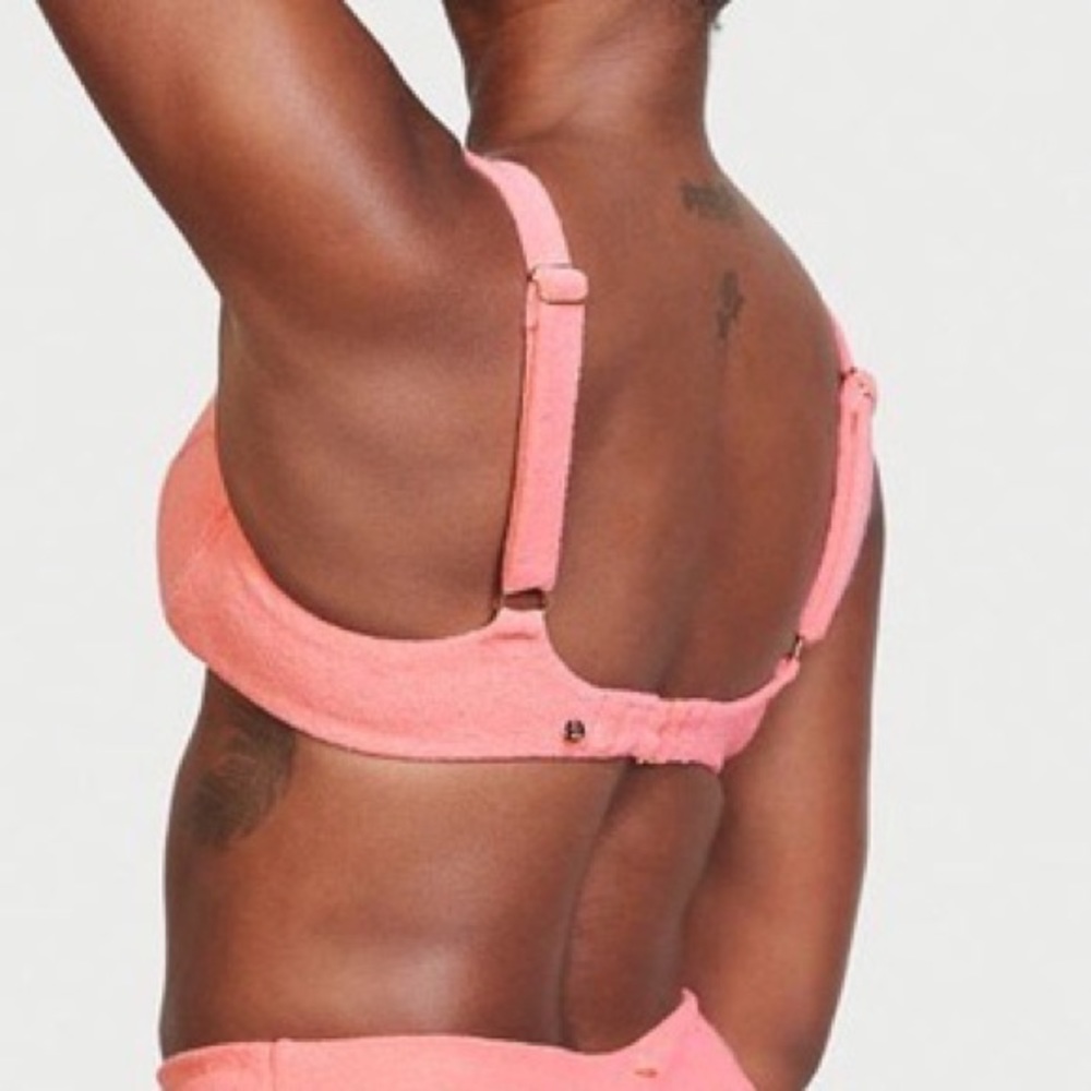 NWT! VS TERRY CLOTH SWIM TOP - Picture 3 of 4